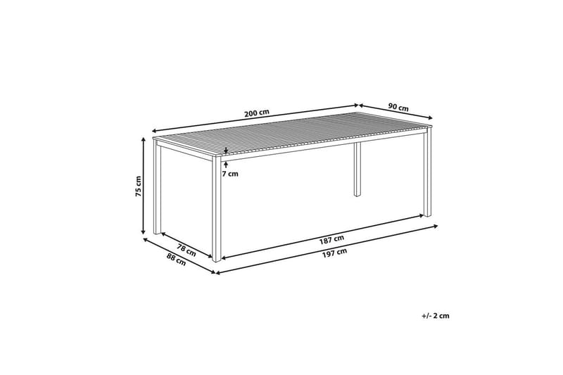 Trädgårdsbord Viareggio - Utemöbler - Trädgårdsbord & Utebord - Matbord ute