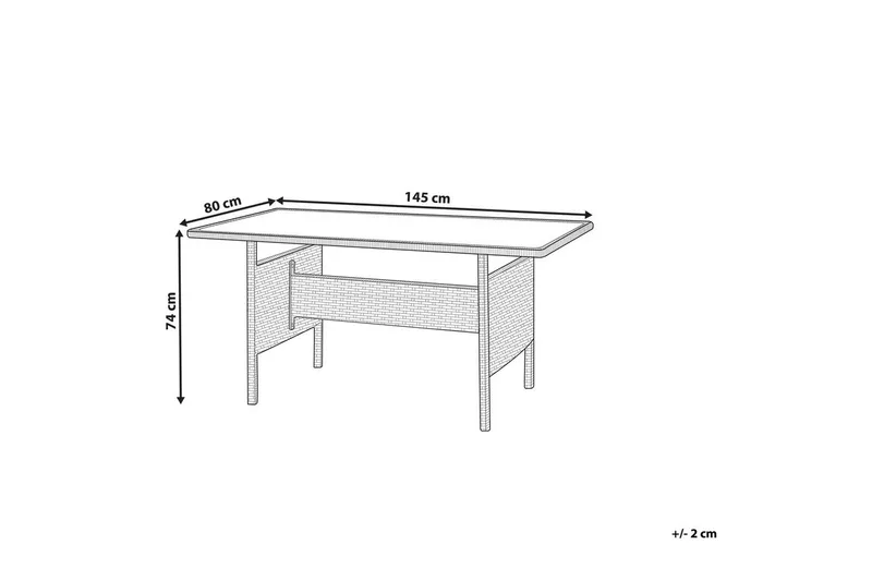Trädgårdsbord Viterbo - Utemöbler - Trädgårdsbord & Utebord - Matbord ute
