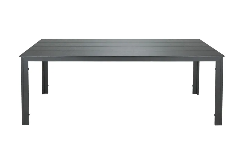 Tunis Matbord utomhus 140x90 cm rektangulärt, Svart/Svart