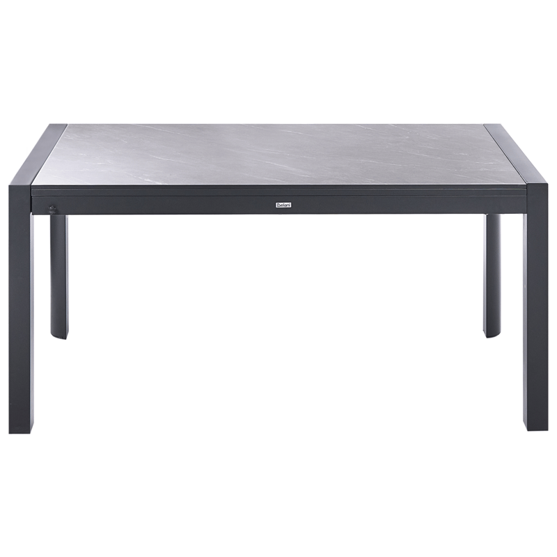 Utdragbart Matbord utomhus Binasco 90x160/220 cm - Grå/Svart - Utemöbler - Trädgårdsbord & Utebord - Matbord ute