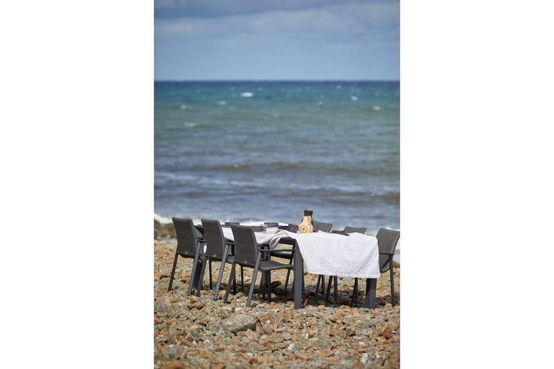 Utebord Hillerstorp Borgdala 220/340 x 107 x H75,5 cm Grå - Utemöbler - Trädgårdsbord & Utebord - Matbord ute