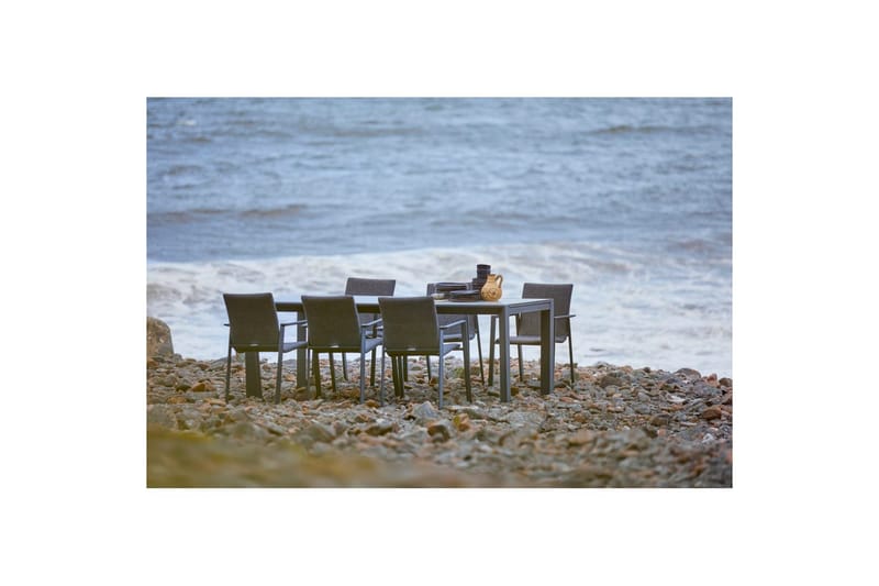 Utebord Hillerstorp Borgdala 220/340 x 107 x H75,5 cm Grå - Utemöbler - Trädgårdsbord & Utebord - Matbord ute