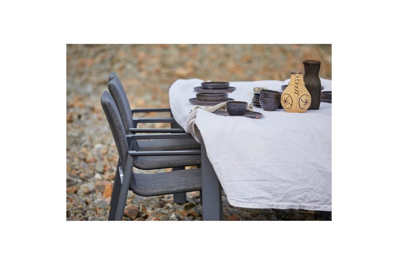 Utebord Hillerstorp Borgdala 220/340 x 107 x H75,5 cm Grå - Utemöbler - Trädgårdsbord & Utebord - Matbord ute