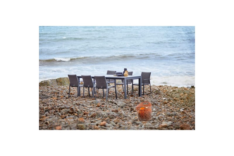 Utebord Hillerstorp Borgdala 220/340 x 107 x H75,5 cm Grå - Utemöbler - Trädgårdsbord & Utebord - Matbord ute