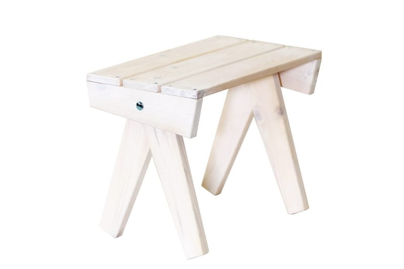 Utebord Hillerstorp Granny Furu Oljad Vit - Vit - Utemöbler - Trädgårdsbord & Utebord - Sidobord utomhus