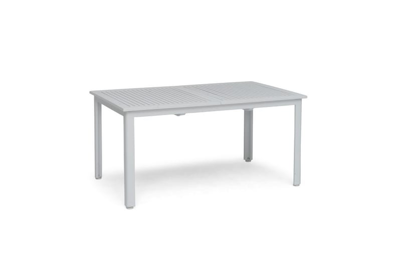 Utebord Hillerstorp Nydala 96 x 150/200 cm Vit - Vit - Utemöbler - Trädgårdsbord & Utebord - Matbord ute