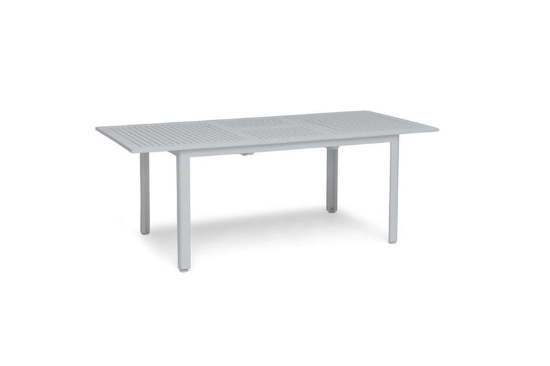 Utebord Hillerstorp Nydala 96 x 150/200 cm Vit - Vit - Utemöbler - Trädgårdsbord & Utebord - Matbord ute