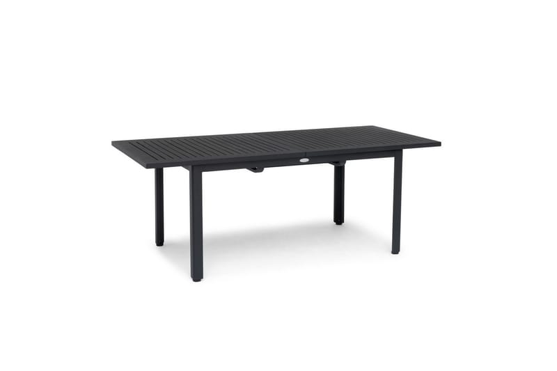 Utebord Hillerstorp Nydala 96 x 200/280 cm Svart - Svart - Utemöbler - Trädgårdsbord & Utebord - Matbord ute