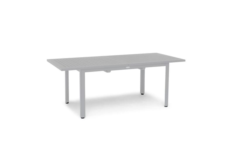 Utebord Hillerstorp Nydala 96 x 200/280 cm Vit - Vit - Utemöbler - Trädgårdsbord & Utebord - Matbord ute