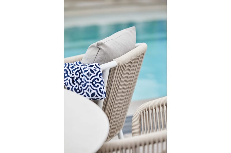 Utebord Hillerstorp Oxhult Ø145 cm Vit - Vit - Utemöbler - Trädgårdsbord & Utebord - Matbord ute