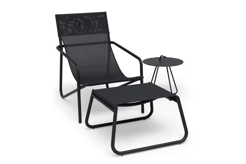 Utebord Hillerstorp Sandholma Ø44 cm Svart - Svart - Utemöbler - Trädgårdsbord & Utebord - Sidobord utomhus