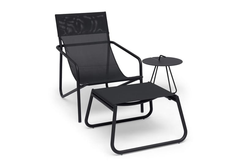 Utebord Hillerstorp Sandholma Ø44 cm Svart - Svart - Utemöbler - Trädgårdsbord & Utebord - Sidobord utomhus