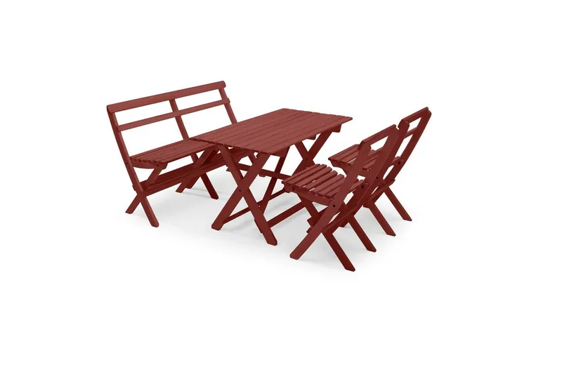 Utebord Hillerstorp Torpet Utebord 109x67 cm Oxidröd - Oxidröd - Utemöbler - Trädgårdsbord & Utebord - Matbord ute