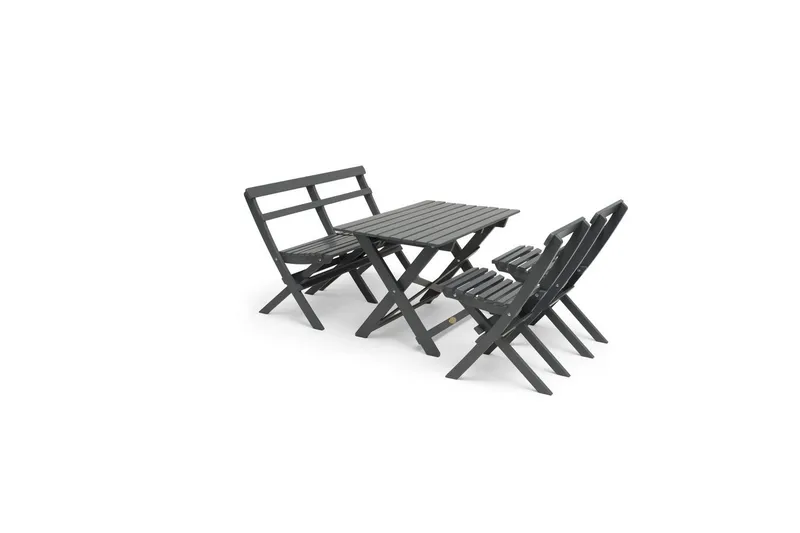 Utebord Hillerstorp Torpet Utebord 109x67 cm Stålgrå - Stålgrå - Utemöbler - Trädgårdsbord & Utebord - Matbord ute