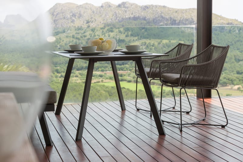 Utebord OPAL rektangulärt 160 cm - grå - Utemöbler - Trädgårdsbord & Utebord - Matbord ute