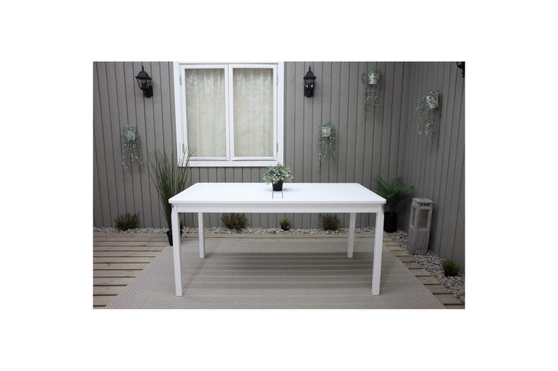 Utomhusbord Europe 150 cm - Vit - Utemöbler - Trädgårdsbord & Utebord - Matbord ute