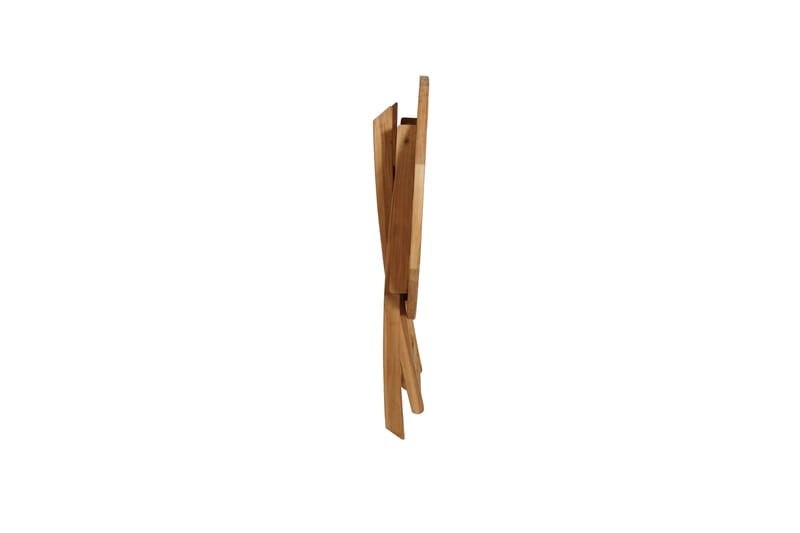 Utomhusbord Milano fällbart bord Ø70 cm - naturfärgad teak - Utemöbler - Trädgårdsbord & Utebord - Cafebord