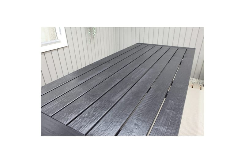 Utomhusbord Oxford 220 Svart - Svart - Utemöbler - Trädgårdsbord & Utebord - Matbord ute