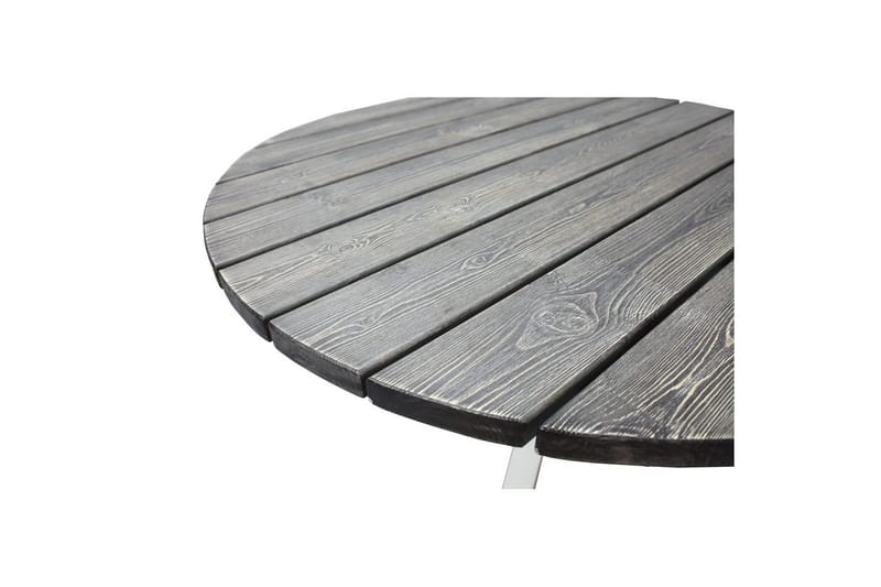 Utomhusbord Scottsdale Runt - Shabby Chic Grå med Vita ben - Utemöbler - Trädgårdsbord & Utebord - Matbord ute