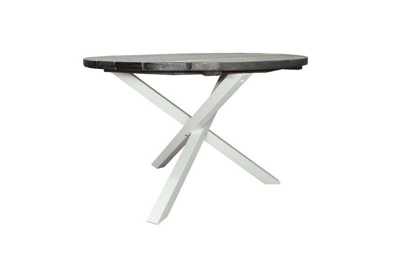 Utomhusbord Scottsdale Runt - Shabby Chic Grå med Vita ben - Utemöbler - Trädgårdsbord & Utebord - Matbord ute