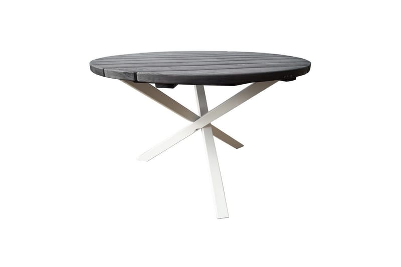 Utomhusbord Scottsdale Runt - Shabby Chic Grå med Vita ben - Utemöbler - Trädgårdsbord & Utebord - Matbord ute