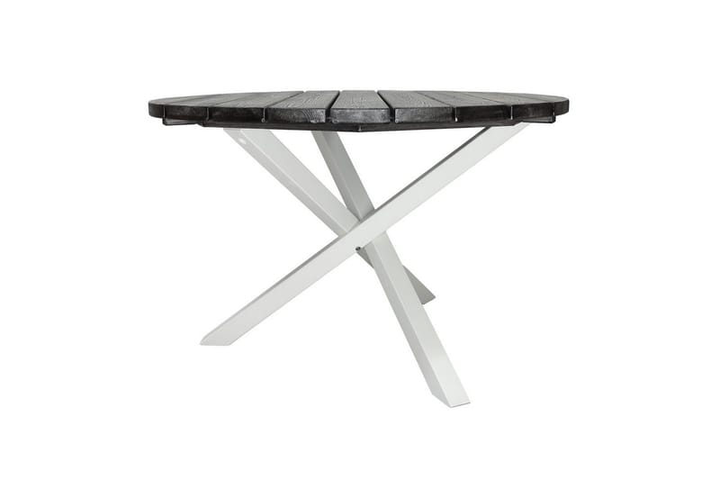 Utomhusbord Scottsdale Runt - Shabby Chic Grå med Vita ben - Utemöbler - Trädgårdsbord & Utebord - Matbord ute