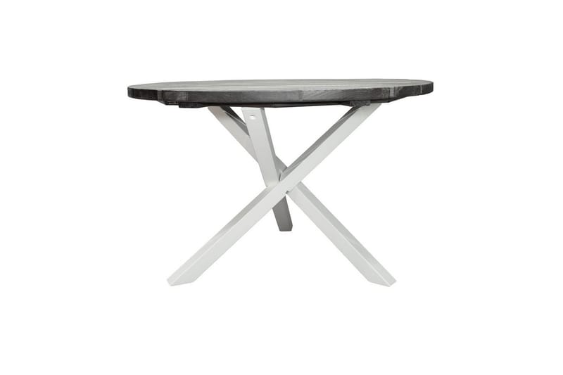 Utomhusbord Scottsdale Runt - Shabby Chic Grå med Vita ben - Utemöbler - Trädgårdsbord & Utebord - Matbord ute