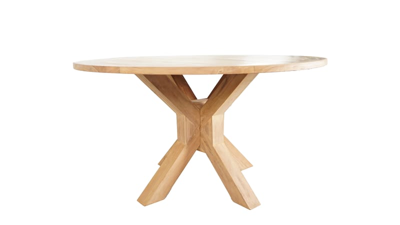 Utomhusbord Toscana bord Ø140 cm - trä - Utemöbler - Trädgårdsbord & Utebord - Matbord ute