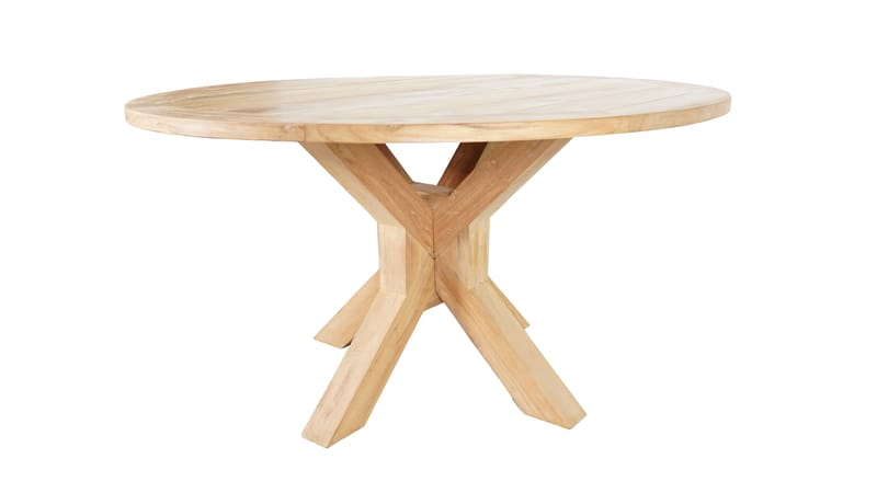 Utomhusbord Toscana bord Ø140 cm - trä - Utemöbler - Trädgårdsbord & Utebord - Matbord ute