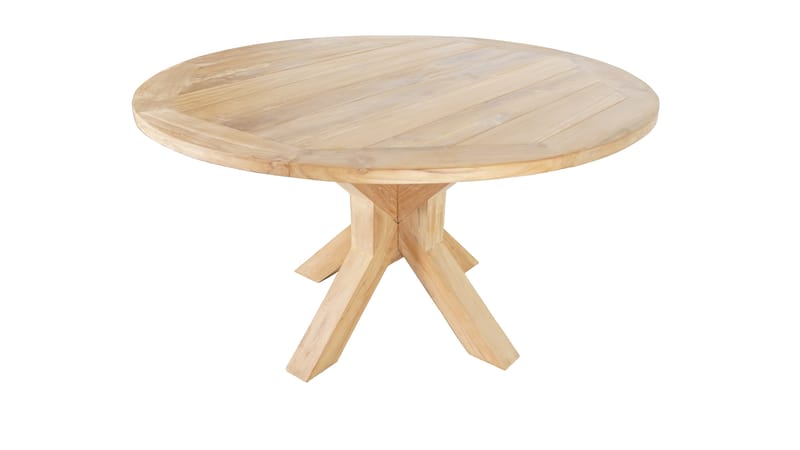 Utomhusbord Toscana bord Ø140 cm - trä - Utemöbler - Trädgårdsbord & Utebord - Matbord ute