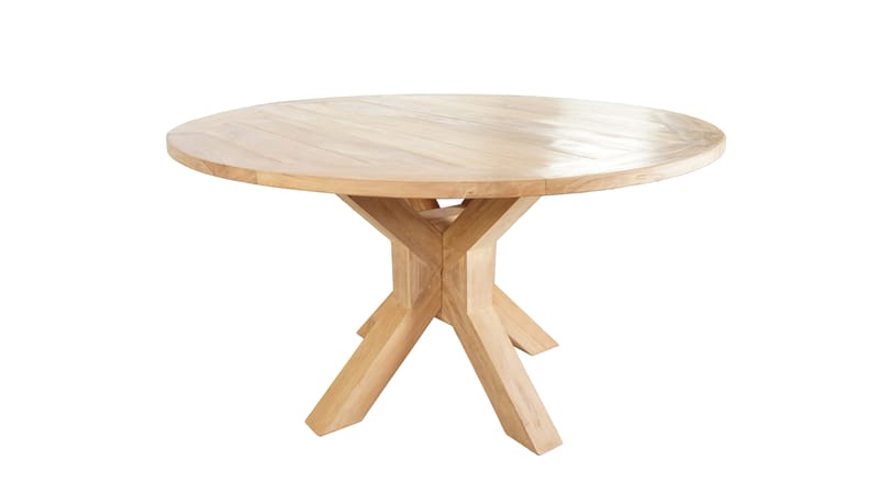 Utomhusbord Toscana bord Ø140 cm - trä - Utemöbler - Trädgårdsbord & Utebord - Matbord ute