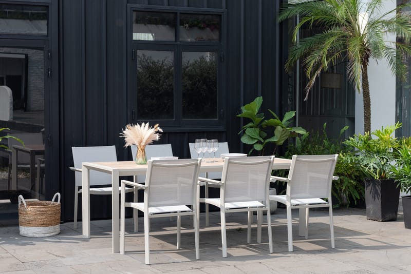 Utomhusbord Urbanite 205 cm - grå - Utemöbler - Trädgårdsbord & Utebord - Matbord ute