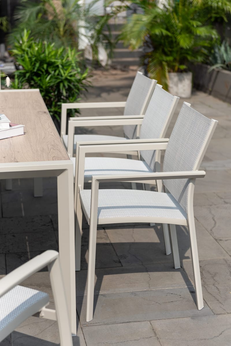 Utomhusbord Urbanite 205 cm - grå - Utemöbler - Trädgårdsbord & Utebord - Matbord ute