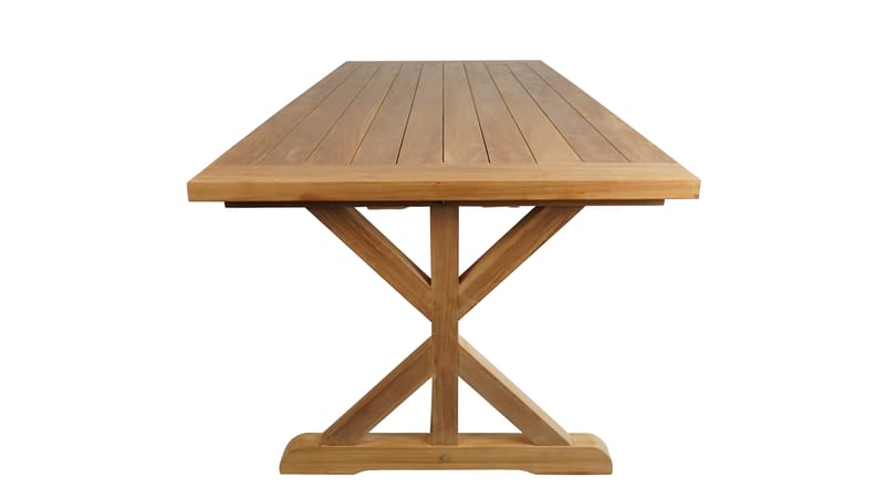 Utomhusbord Prato bord med X-ben 240*100 cm - trä - Utemöbler - Trädgårdsbord & Utebord - Matbord ute