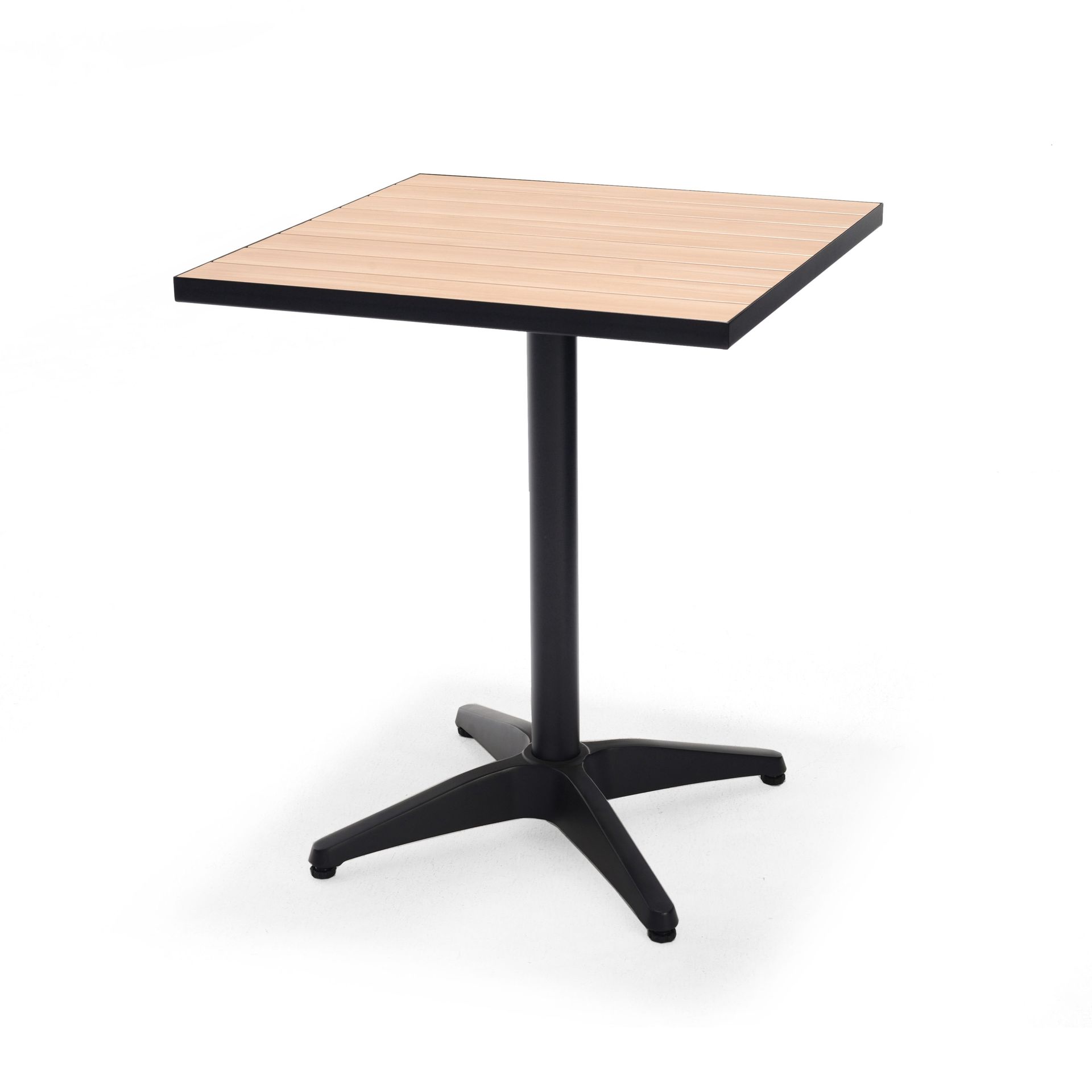 Utomhusbord Panama bistro 64 cm - tr&auml;/svart