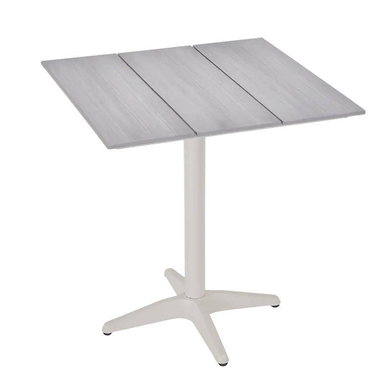 Utomhusbord Palermo bistro 70*70 cm, grå/beige