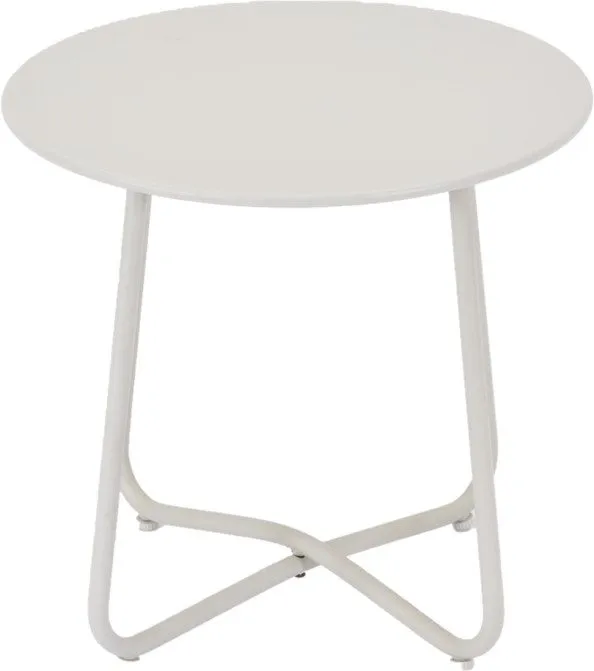 Utomhussidobord Seville rund Ø45 cm, Korallsand