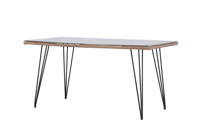 VIGA Matbord Utomhus 90x160 cm Brun - Venture Home - Utemöbler - Trädgårdsbord & Utebord - Matbord ute