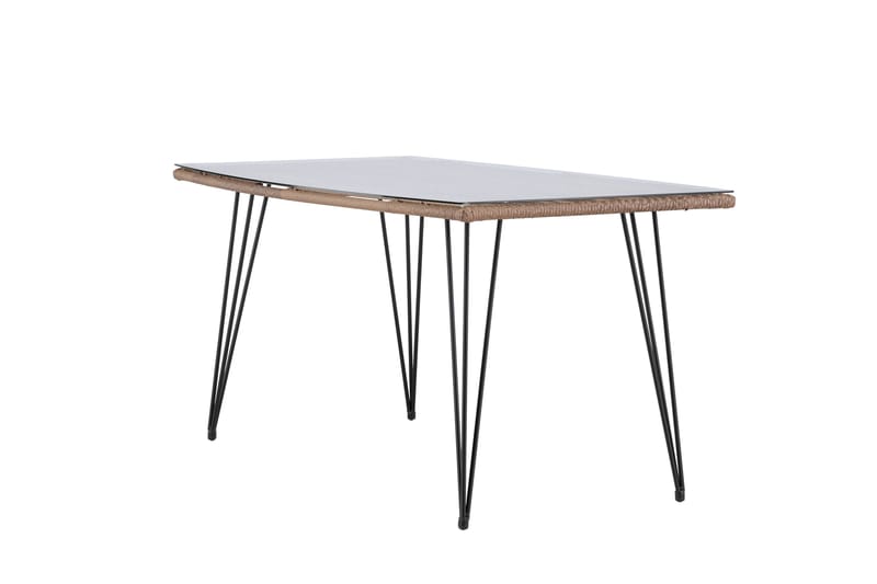 VIGA Matbord Utomhus 90x160 cm Brun - Venture Home - Utemöbler - Trädgårdsbord & Utebord - Matbord ute