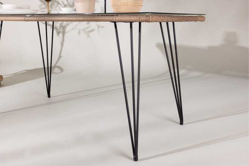 VIGA Matbord Utomhus 90x160 cm Brun - Venture Home - Utemöbler - Trädgårdsbord & Utebord - Matbord ute