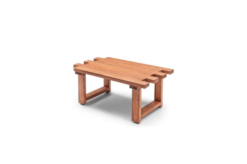Zaron Sidobord Utomhus 104 cm - Brun - Utemöbler - Trädgårdsbord & Utebord - Sidobord utomhus