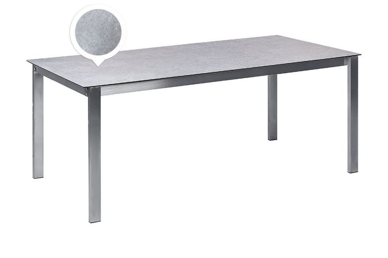 Zervo Matbord Utomhus 180x90 cm - Grå/Silver - Utemöbler - Trädgårdsbord & Utebord - Matbord ute