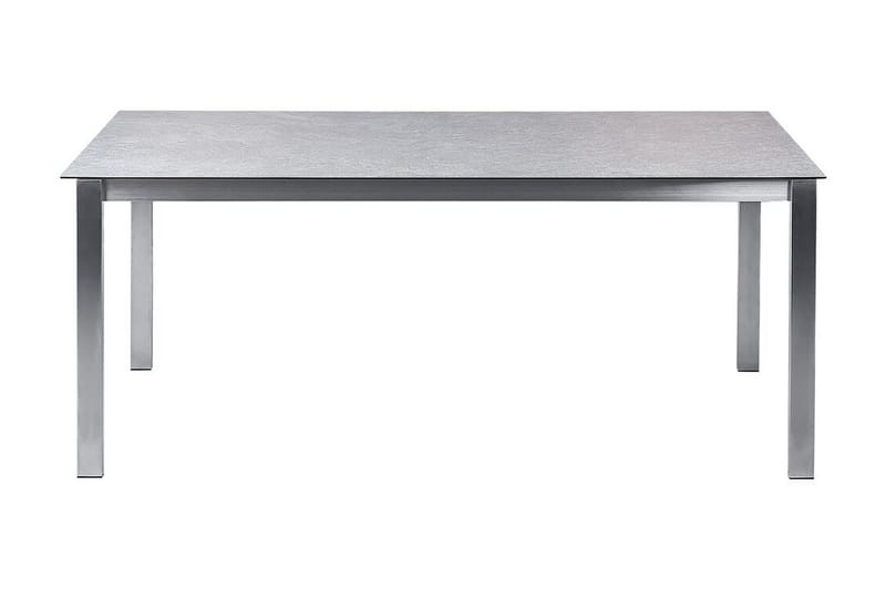Zervo Matbord Utomhus 180x90 cm - Grå/Silver - Utemöbler - Trädgårdsbord & Utebord - Matbord ute