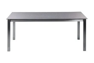 Zervo Matbord Utomhus 180x90 cm - Svart/Silver - Utemöbler - Trädgårdsbord & Utebord - Matbord ute