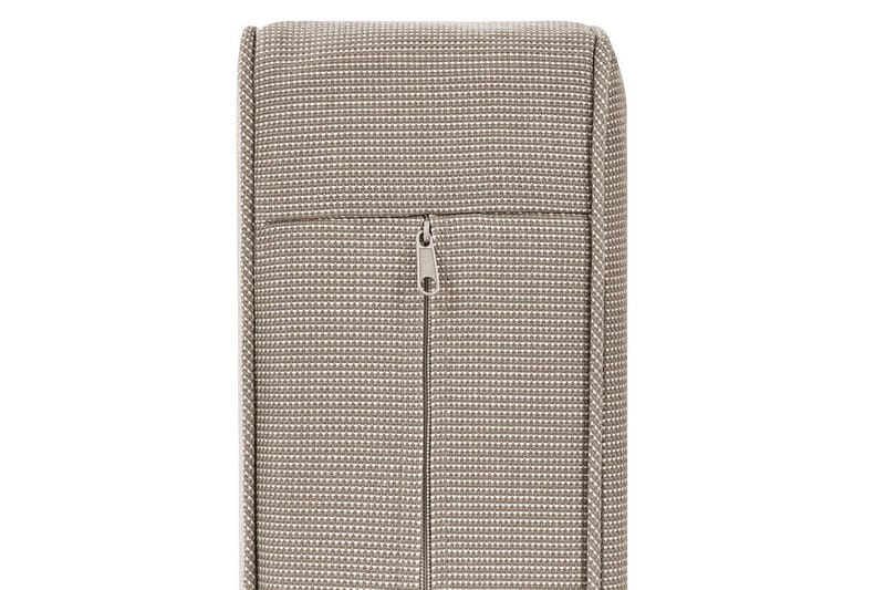 2-sitssoffa Trani Ljus trä/grått/beige - Ljus trä/grått/beige - Utemöbler - Utesoffor & bänkar - Trädgårdssoffa