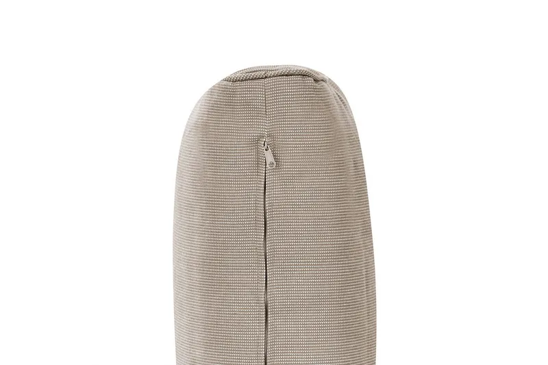 2-sitssoffa Trani Mörkt trä/grått/beige - Mörkt trä/grått/beige - Utemöbler - Utesoffor & bänkar - Trädgårdssoffa