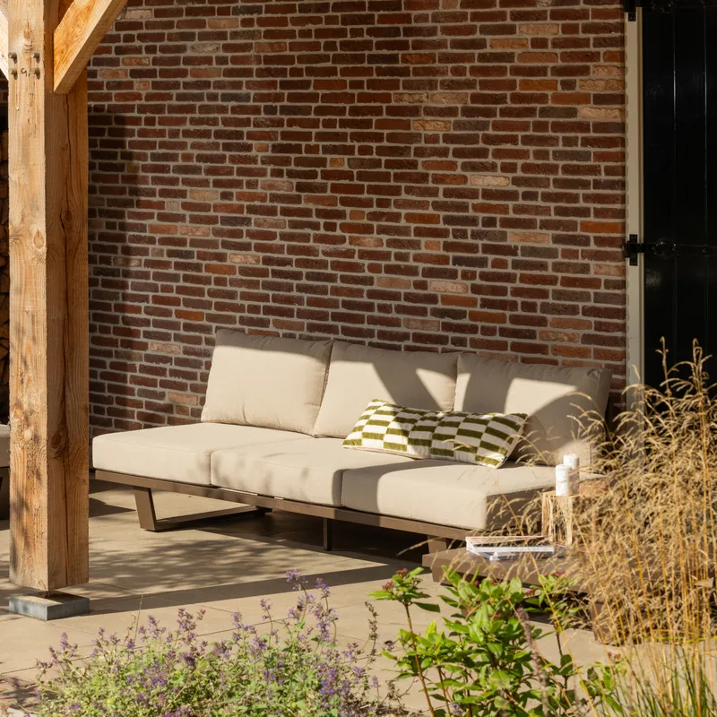 3-sits Soffa Bear Utomhus - Brun - Utemöbler - Utesoffor & bänkar - Trädgårdssoffa