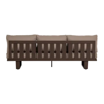 3-sits Soffa Bear Utomhus - Brun - Utemöbler - Utesoffor & bänkar - Trädgårdssoffa