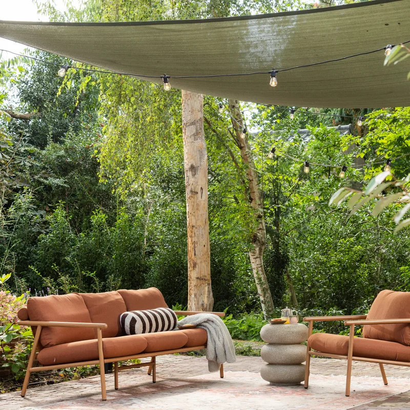 3-sits Soffa Cavero Utomhus - Terra - Utemöbler - Utesoffor & bänkar - Loungesoffa