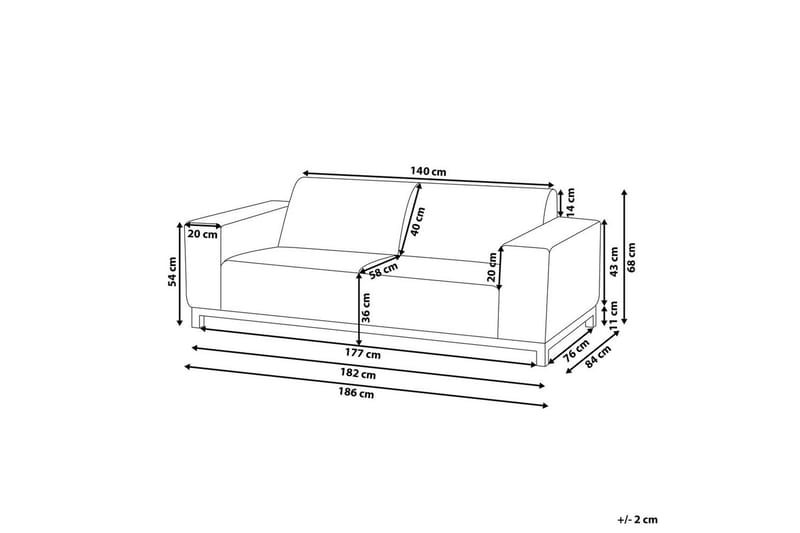 3-sitssoffa Rovigo - Utemöbler - Utesoffor & bänkar - Loungesoffa
